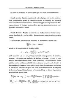 Comportement Asymptotique d'un Fluide de Herschel-Bulkley
