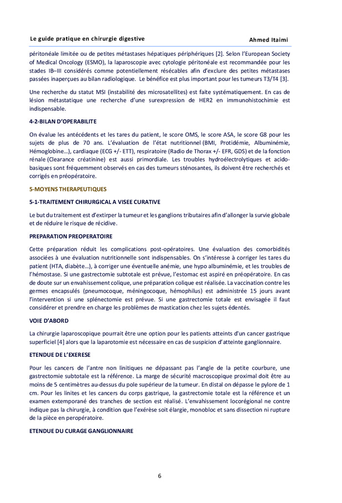 LE GUIDE PRATIQUE EN CHIRURGIE DIGESTIVE