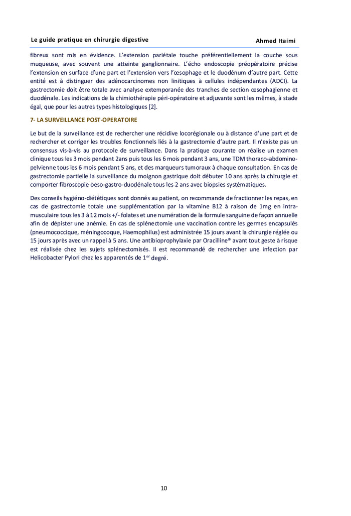 LE GUIDE PRATIQUE EN CHIRURGIE DIGESTIVE
