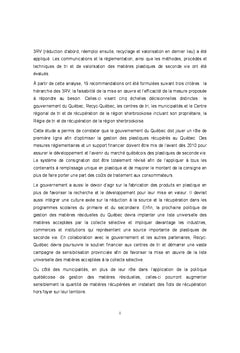 Optimiser la gestion et la mise en valeur des plastiques récupérés
