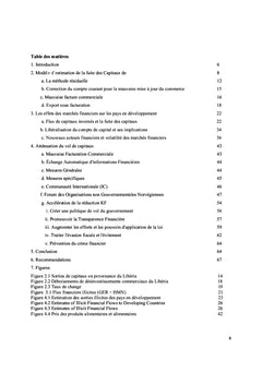 La fuite des capitaux en Afrique du Sud Saharienne: mesure et d'atténu