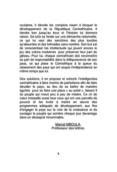 La Republique Centrafricaine au terminus d'une voie sans issue