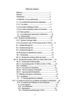 Etude de l'interaction du couple ' massif rocheux- soutènement '