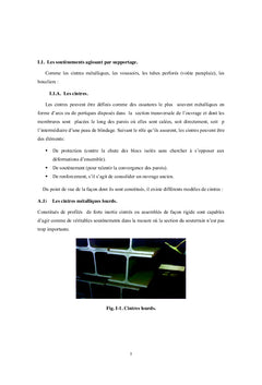 Etude de l'interaction du couple ' massif rocheux- soutènement '
