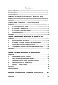 Ciblage d'inflation et crédibilité des banques centrales