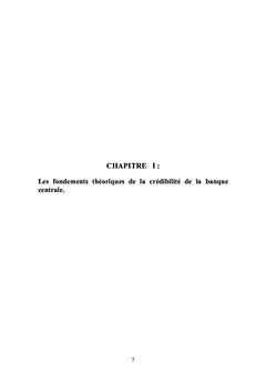 Ciblage d'inflation et crédibilité des banques centrales