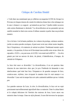 Diversification des Maisons de luxe au travers de Chanel et Vuitton