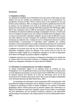 Un système d'information pour l'adaptation