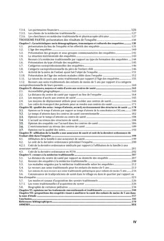 Recours aux soins pediatriques traditionnels