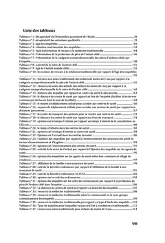 Recours aux soins pediatriques traditionnels