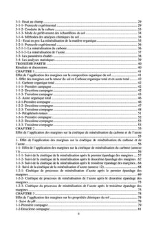Effet de margines sur les propriétés chimiques du sol