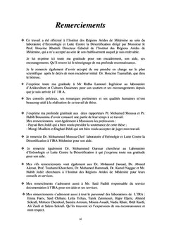 Effet de margines sur les propriétés chimiques du sol