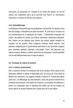 Activites du secteur informel et reduction de la pauvrete A Kankan