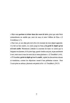 Engendre et non pas cree. Pour croire en Dieu aujourd'hui