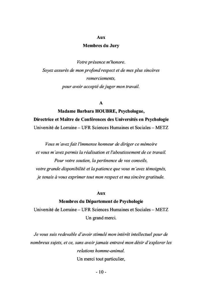 Thérapie Assistée par le Cheval et Etat de Stress Post-Traumatique