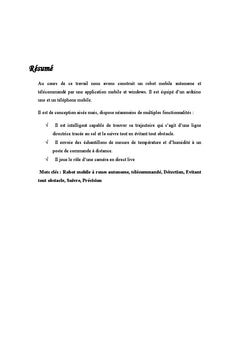 Conception et réalisation d'un robot mobile sans fil à base d'arduino