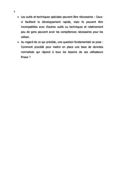 Conception et réalisation d'une base de données