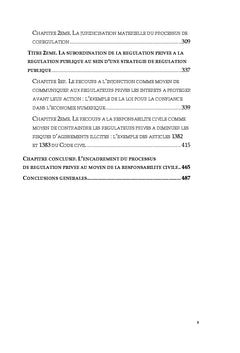 Responsabilite civile et strategie de regulation