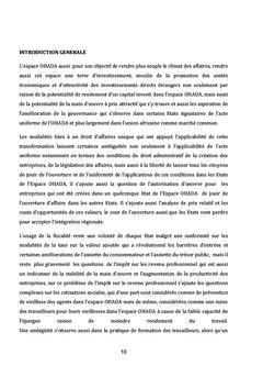 Comptabilité société en OHADA