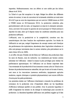 Determinants de la production du maïs dans le Kanem- Tchad