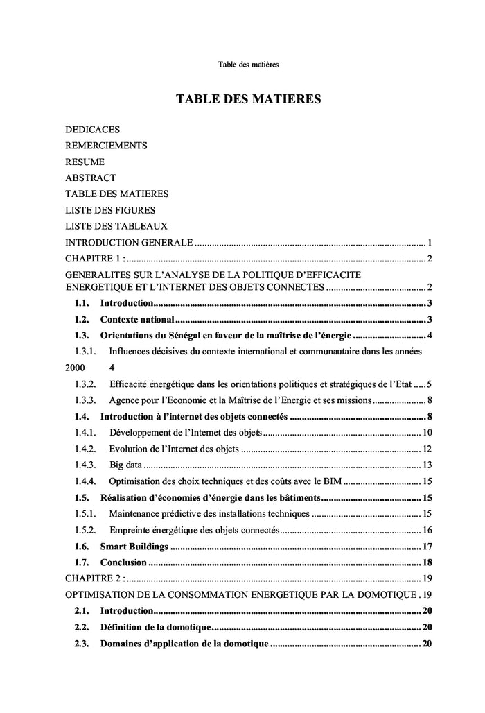Gestion de la consommation énergétique dans un bâtiment intelligent