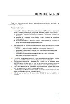 EIe d'une installation d'un belier hydraulique A Masiakamalona