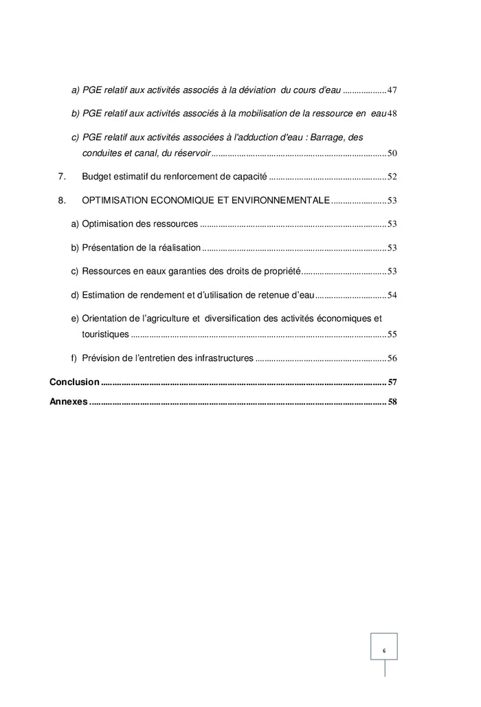 EIe d'une installation d'un belier hydraulique A Masiakamalona