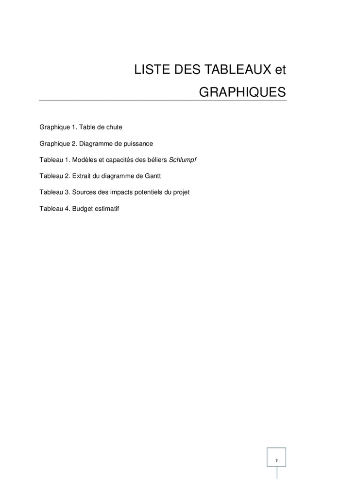 EIe d'une installation d'un belier hydraulique A Masiakamalona