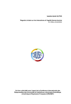 Regards croises sur les interactions et l'egalite femme-homme en milieu universitaire