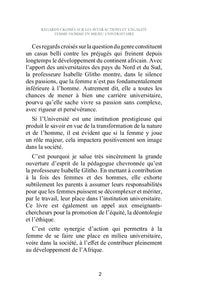 Regards croises sur les interactions et l'egalite femme-homme en milieu universitaire