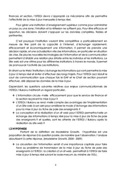 SYSTEME DE GESTION AUTOMATISE D'UNE INSTITUTION