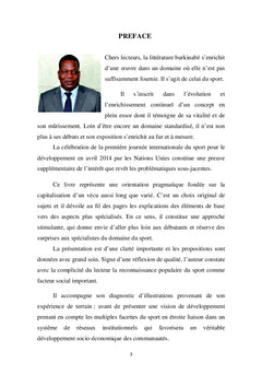 Sport et developpement : Reseaux et Institutions