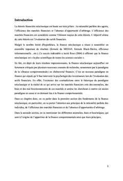 Sentiment des investisseurs et volatilité du marché