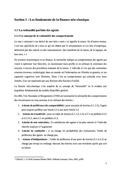 Sentiment des investisseurs et volatilité du marché