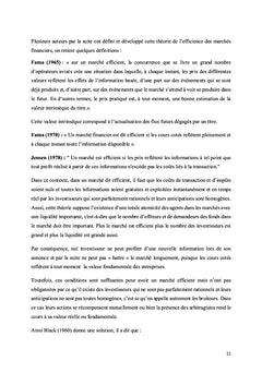 Sentiment des investisseurs et volatilité du marché