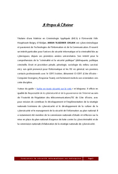 Concevoir la sécurité informatique en entreprise