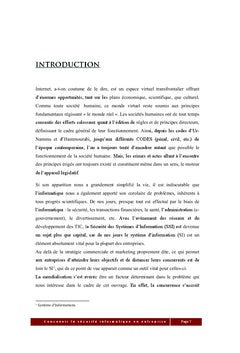 Concevoir la sécurité informatique en entreprise