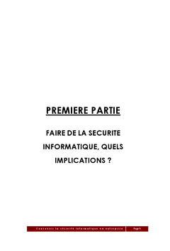Concevoir la sécurité informatique en entreprise