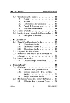 Algèbre Linéaire