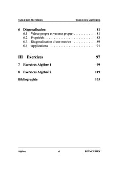 Algèbre Linéaire