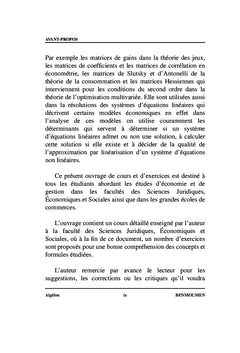 Algèbre Linéaire