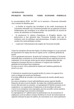 Le GABON: Formalisation - Code du Travail - NIT & Conditions de Travail