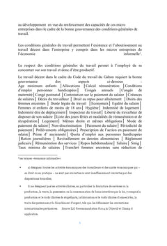 Le GABON: Formalisation - Code du Travail - NIT & Conditions de Travail