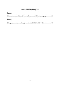Integration regionale et liberalisation des echanges en AFRIQUe