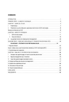Impact des centres d'éducation spécialisée sur l'insertion sociale