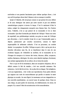 Quete d'identite et renaissance de l'Afrique chez Kofi Awoonor