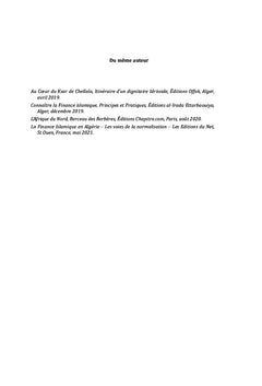 L'économie algérienne