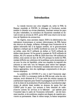 L'économie algérienne