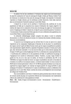 Evaluation des impacts socio-environnementaux d'un projet