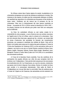La participation de la femme dans le processus de décolonisation